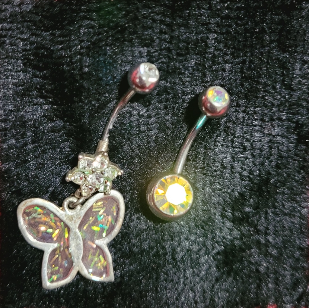 2 Belly Button Rings